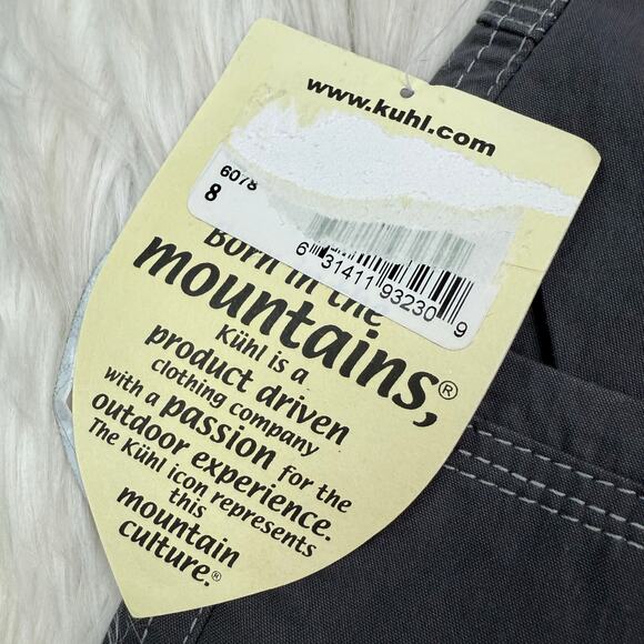 Kuhl KuhlKURVE Women's Splash 5.5" Shorts Gray Size 8 NWT Hiking Outdoor Camping - Picture 9 of 16